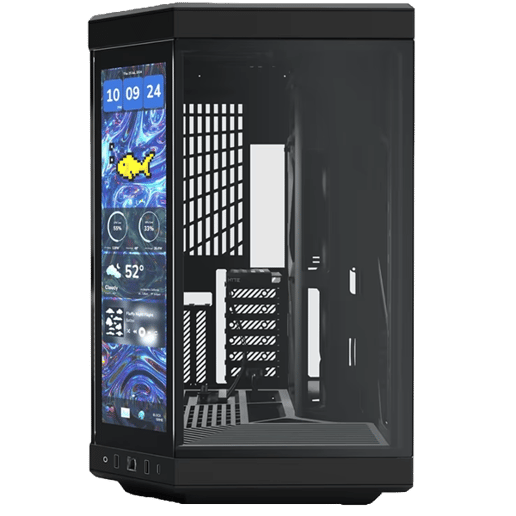 HYTE Y70 Touch Infinite Mid Tower Gaming Case - Black 